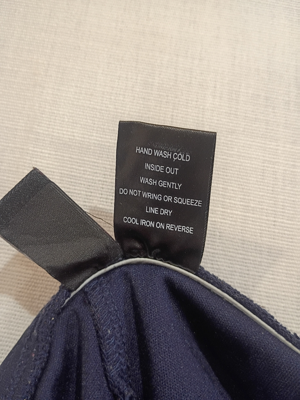 Windsor Navy Sparkle Ruched V-Neck Mini Dress Size m - Picture 6 of 6
